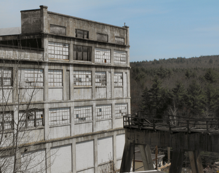 miltonfactory1 Milton, NH factory and the trees of Maine in the distance